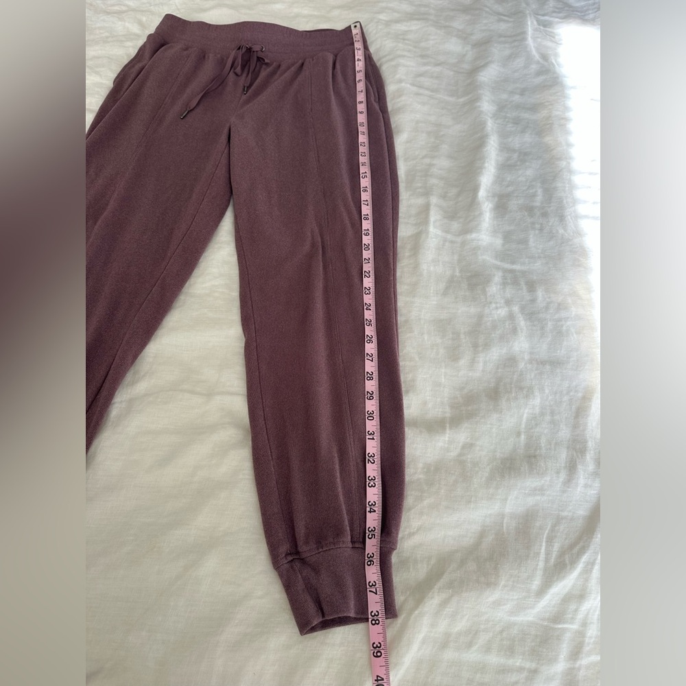 Freely Mauve Cozy Joggers Elevated Lounge Athleisure Workout - Picture 3 of 7